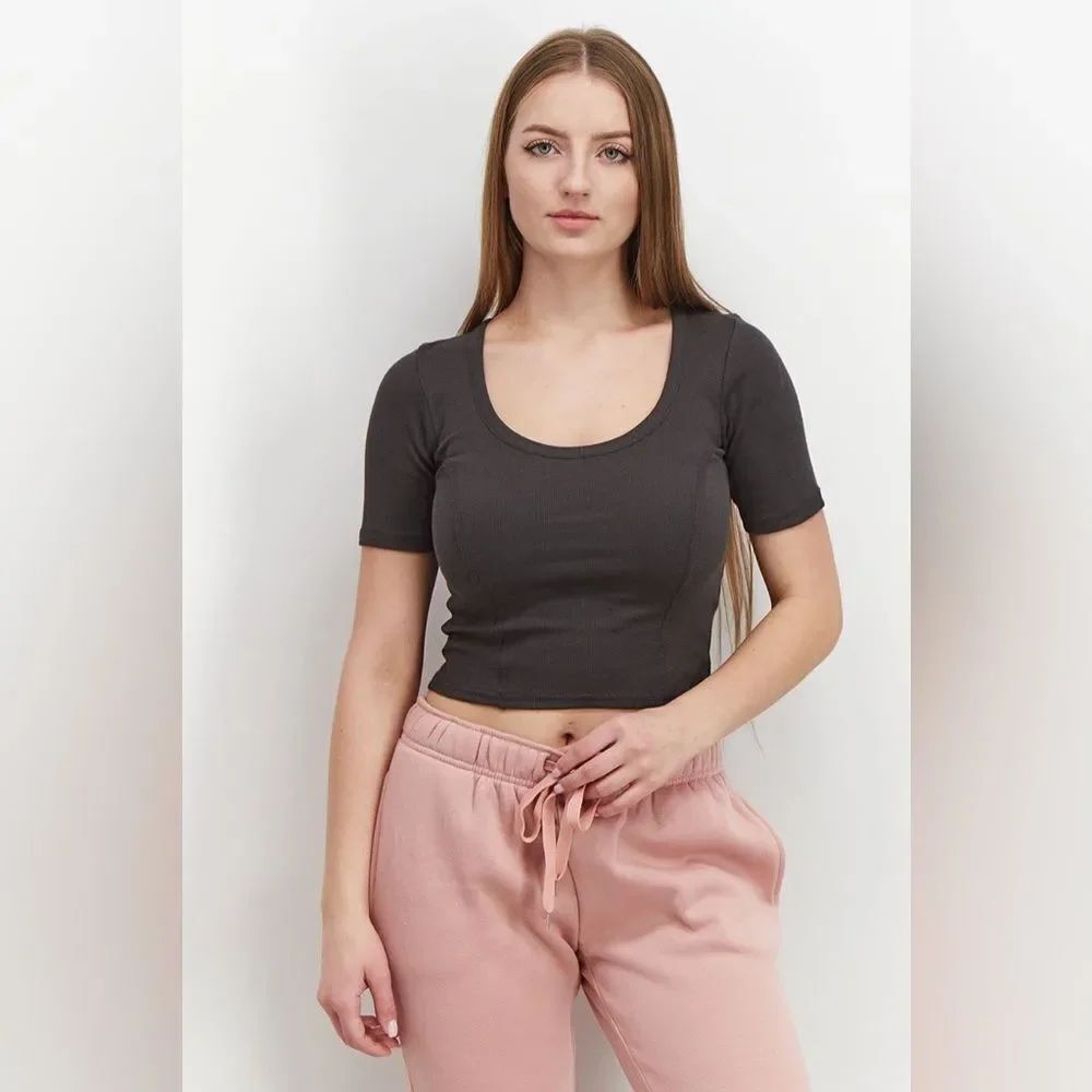 Topshop Scoop Neck Tshirt